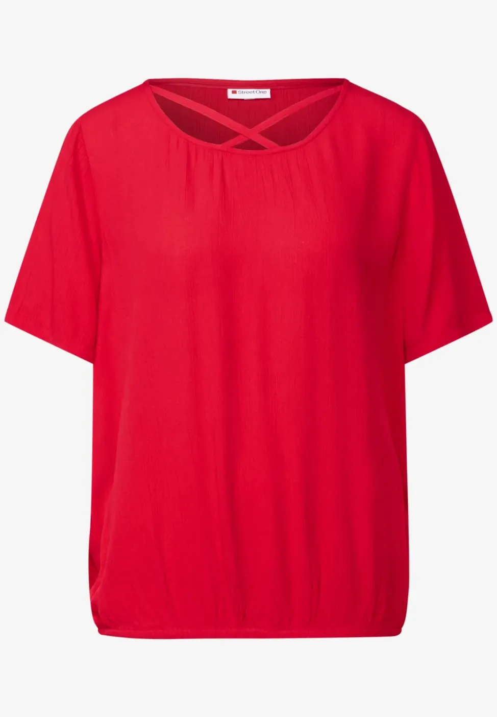 Blusenshirt mit Bänderdetail