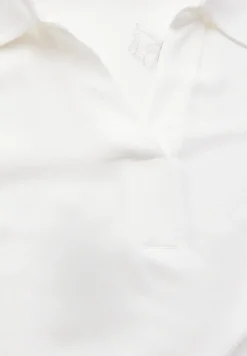 Blusenshirt mit Materialmix