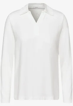 Blusenshirt mit Materialmix