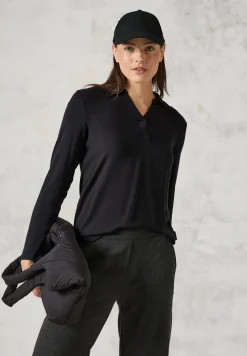 Blusenshirt mit Materialmix