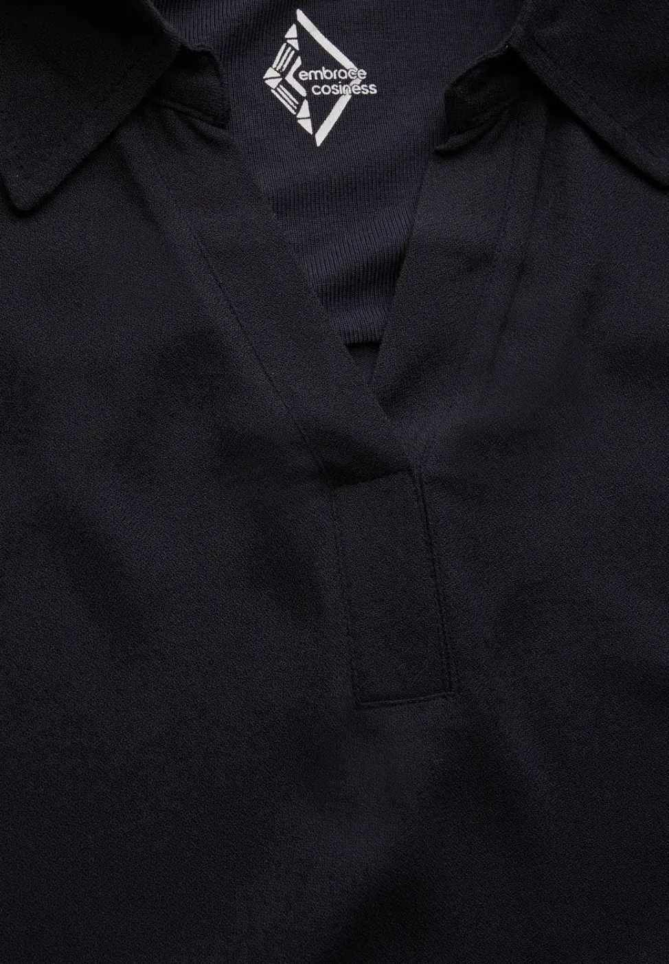 Blusenshirt mit Materialmix