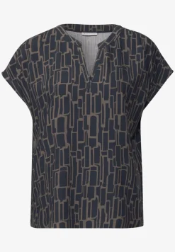 Blusenshirt mit Puzzle Print