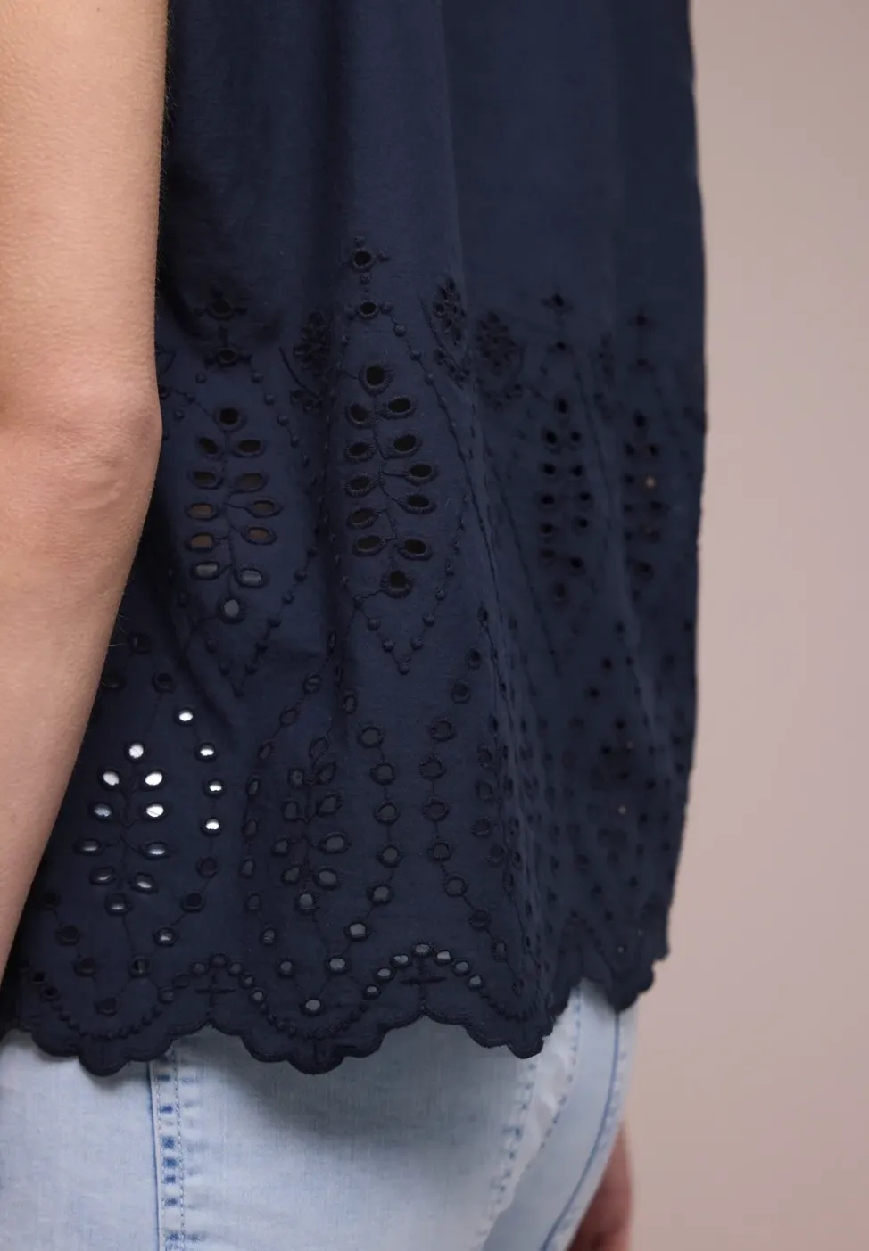 Blusenshirt mit Shiffleymuster
