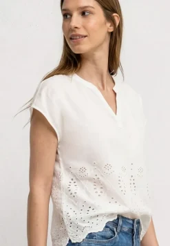 Blusenshirt mit Shiffleymuster