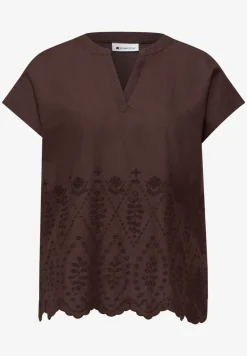 Blusenshirt mit Shiffleymuster