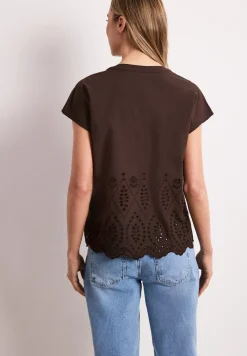 Blusenshirt mit Shiffleymuster