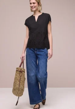 Blusenshirt mit Shiffleymuster