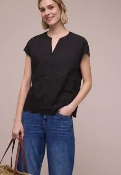 Blusenshirt mit Shiffleymuster