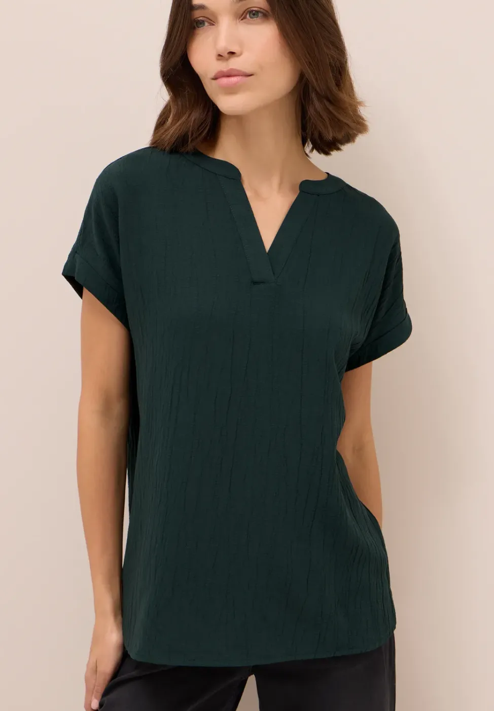 Blusenshirt mit Struktur