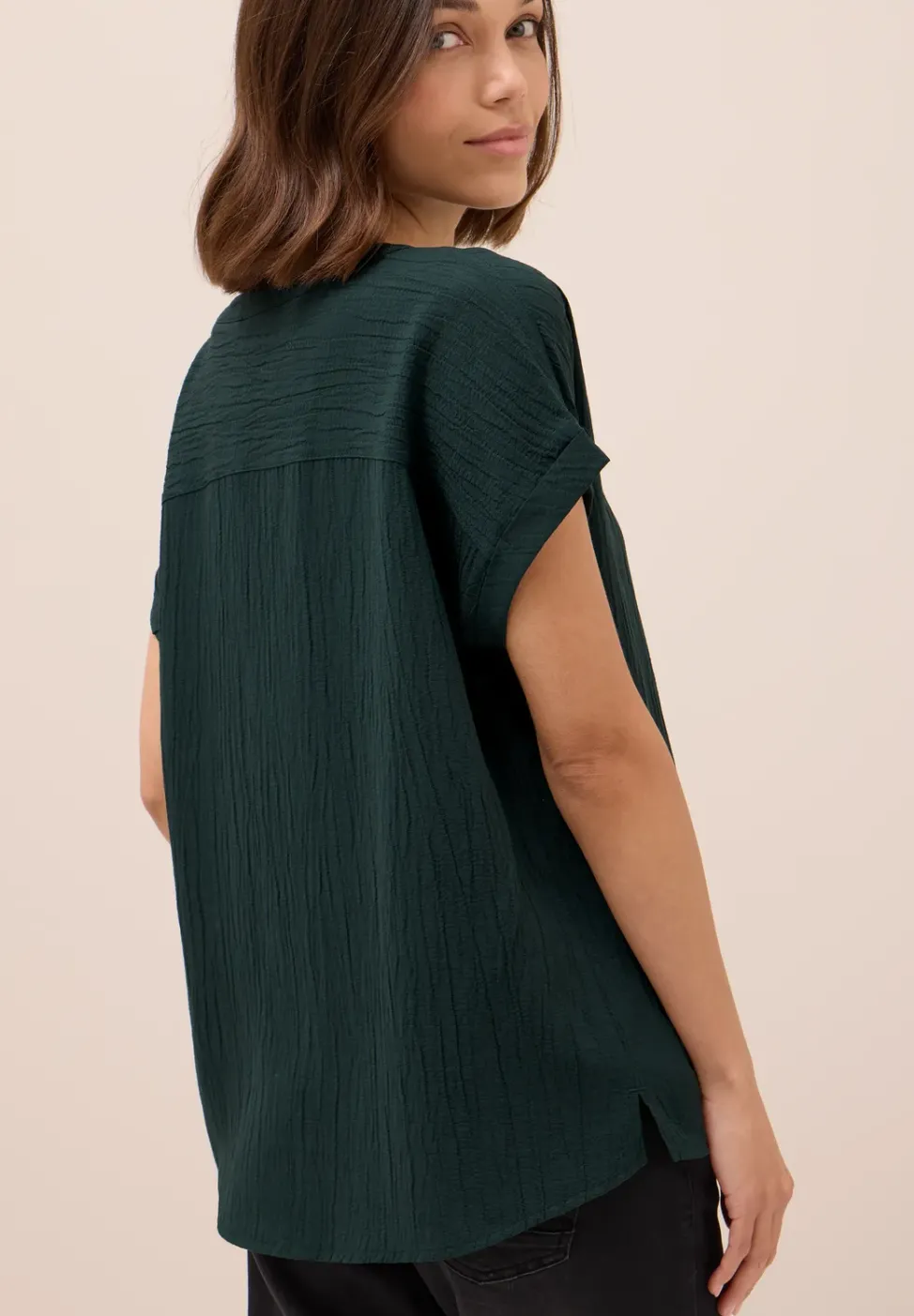 Blusenshirt mit Struktur