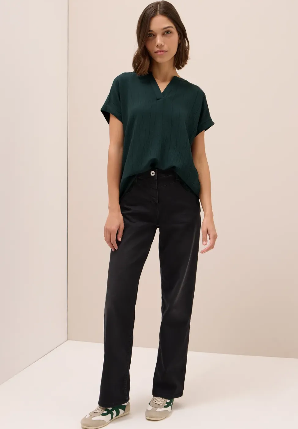 Blusenshirt mit Struktur