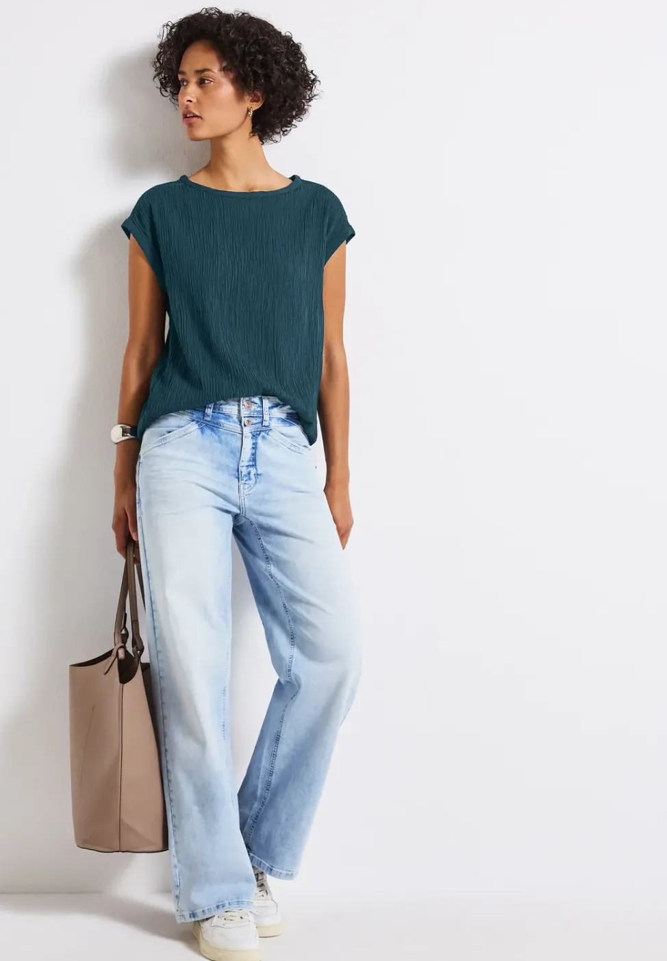 Blusenshirt mit Tapedetails