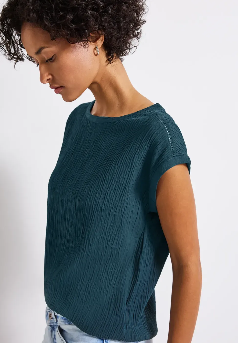 Blusenshirt mit Tapedetails