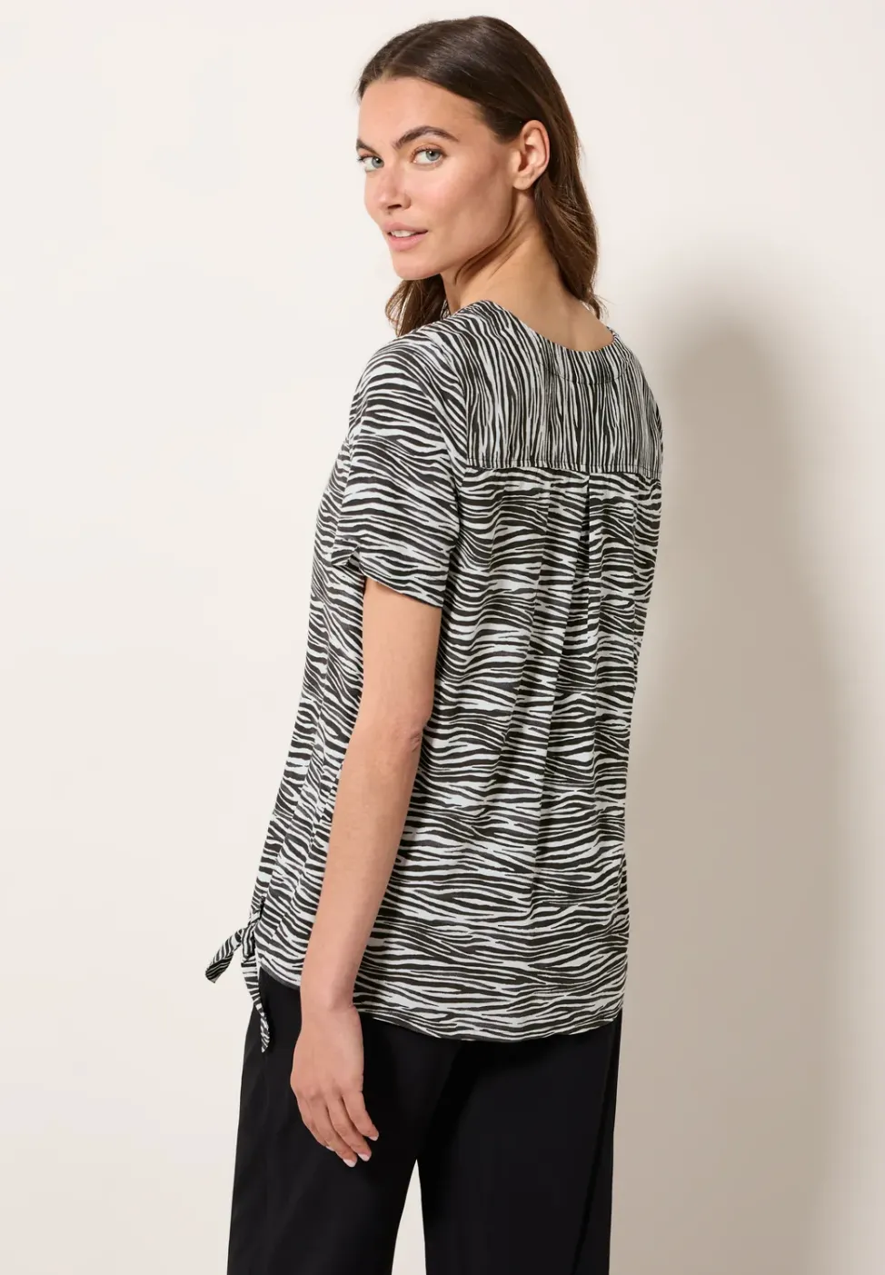 Blusenshirt mit Zebra Print