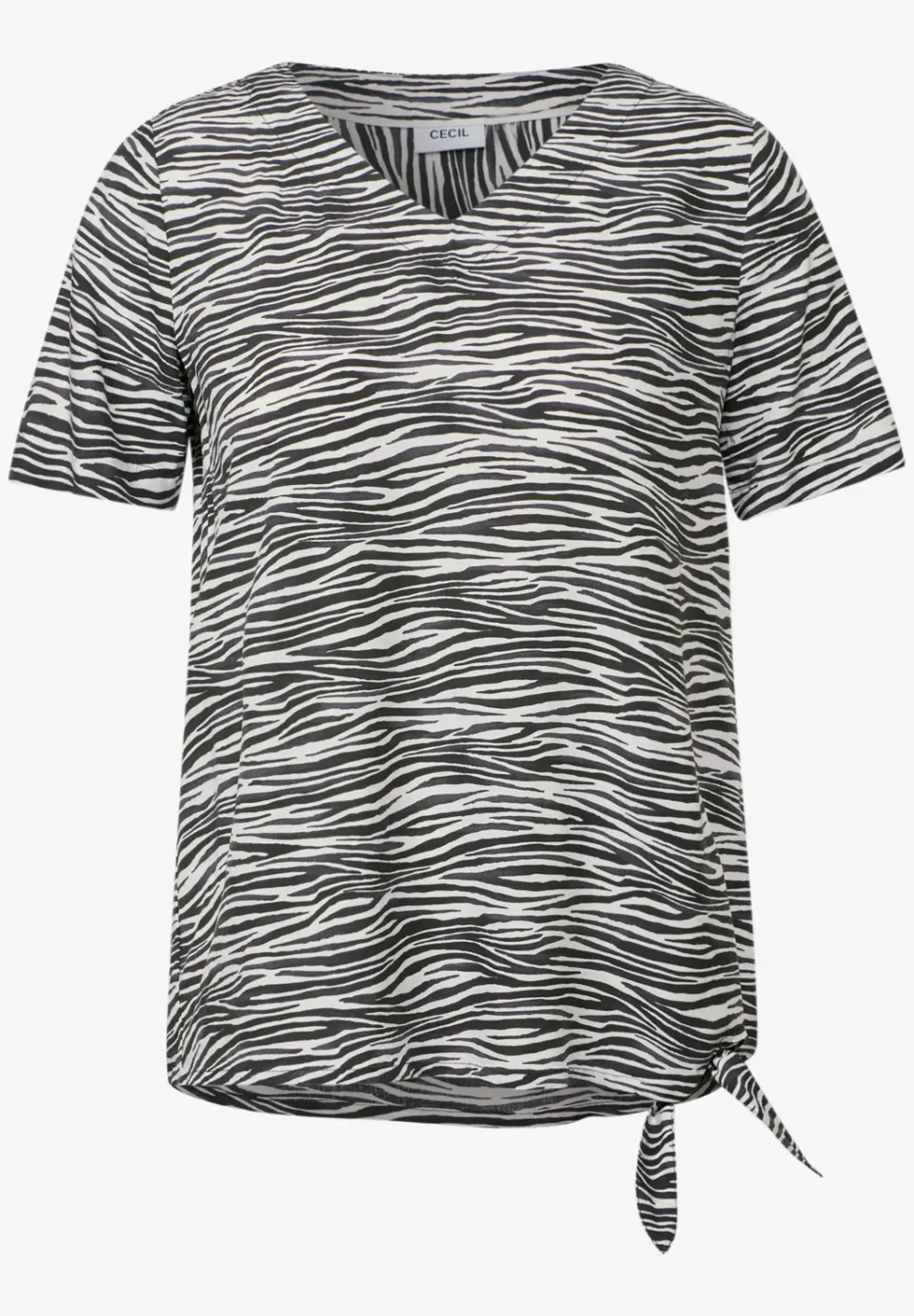 Blusenshirt mit Zebra Print