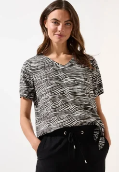 Blusenshirt mit Zebra Print