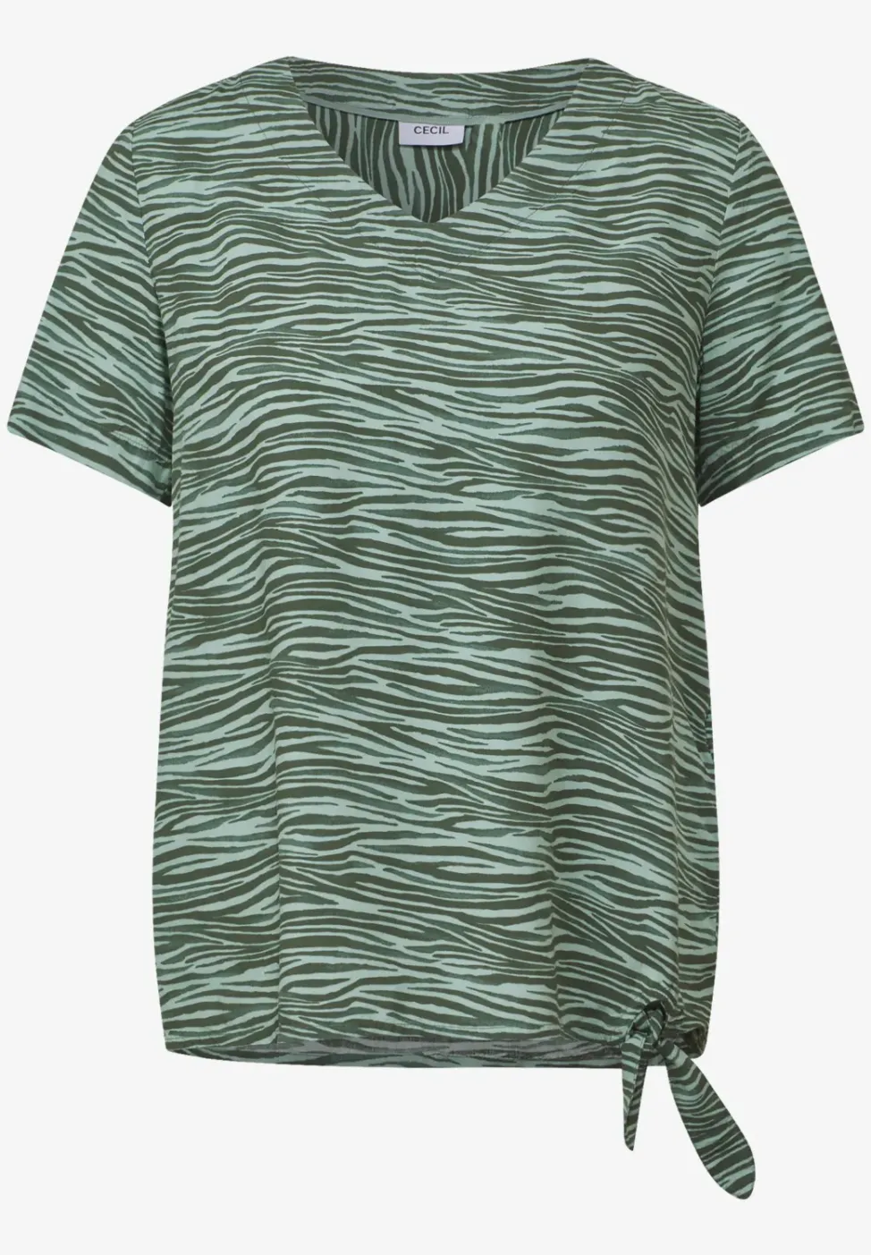 Blusenshirt mit Zebra Print