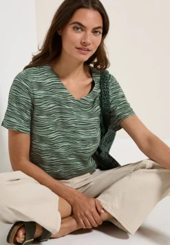 Blusenshirt mit Zebra Print