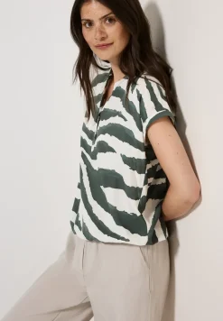 Blusenshirt mit Zebra Print