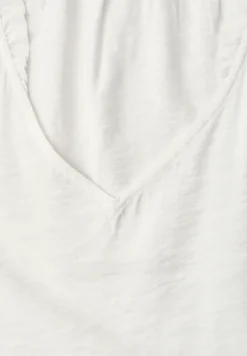 Blusentop mit V-Neck und Rüschen