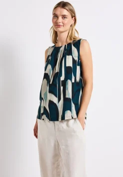Blusentop mit Ikat Print