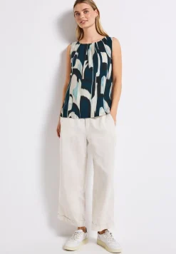 Blusentop mit Ikat Print
