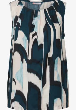 Blusentop mit Ikat Print
