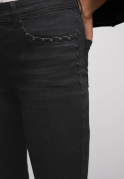 Bootcut Jeans mit Nieten