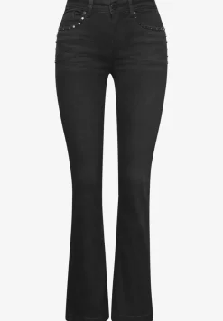 Bootcut Jeans mit Nieten