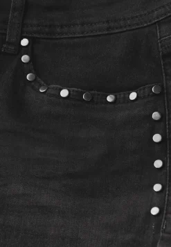 Bootcut Jeans mit Nieten