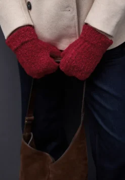 Bouclé Fäustlinge