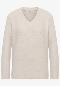 Bouclé V-Neck Pullover
