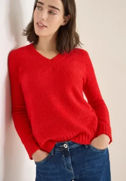 Bouclé V-Neck Pullover