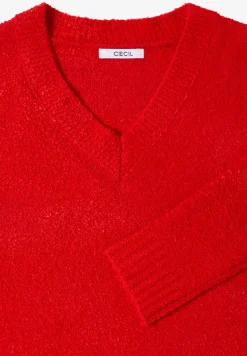 Bouclé V-Neck Pullover