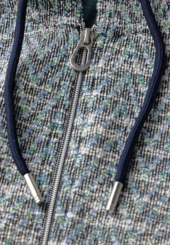 Bouclé Hoodie Jacke