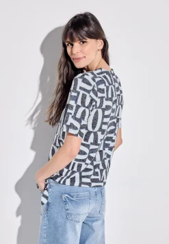 Burn Out Print T-Shirt