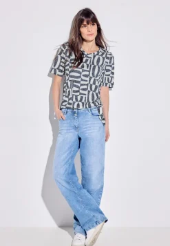Burn Out Print T-Shirt
