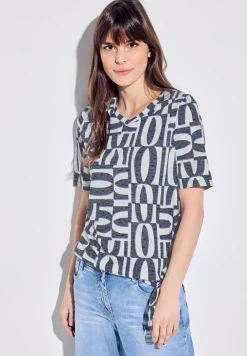 Burn Out Print T-Shirt