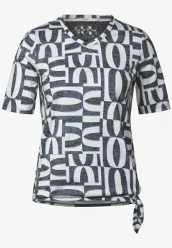 Burn Out Print T-Shirt