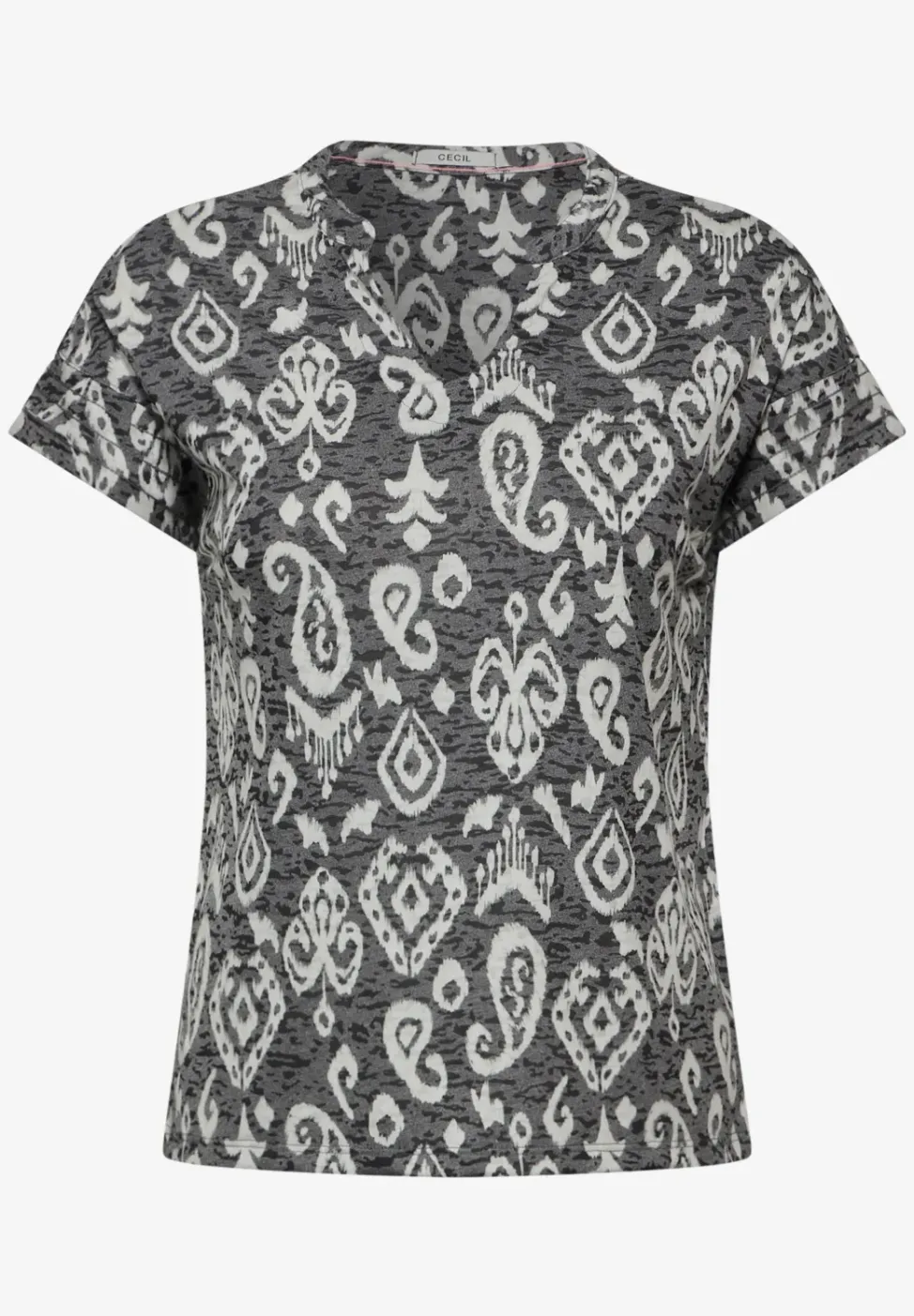 Burn Out Print T-Shirt
