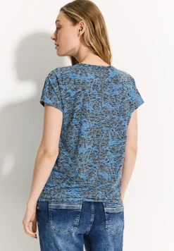 Burn Out Print T-Shirt