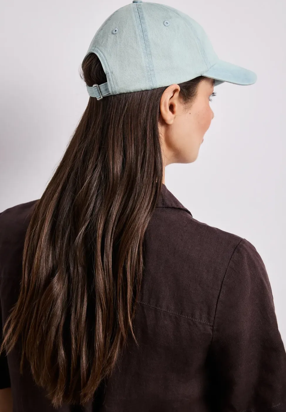 Cap aus Lyocell im Washed-Look