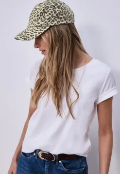 Cap mit Leo-Muster im Washed-Look
