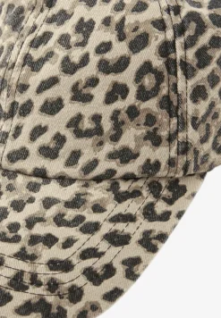 Cap mit Leo-Muster im Washed-Look