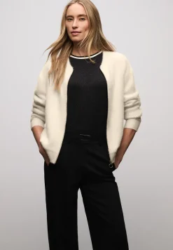 Cardigan im Blouson-Look