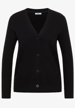 Cardigan in Rippstruktur