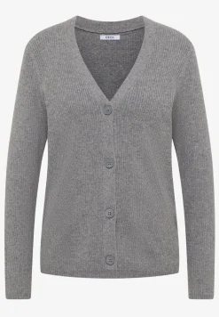 Cardigan in Rippstruktur