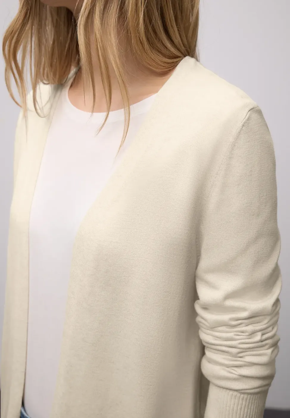 Cardigan in Unifarbe