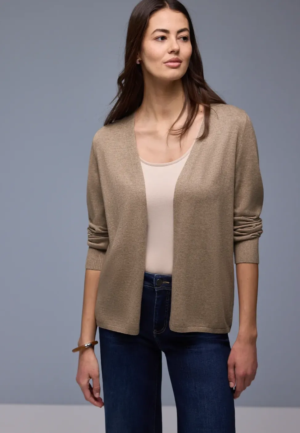 Cardigan in Unifarbe