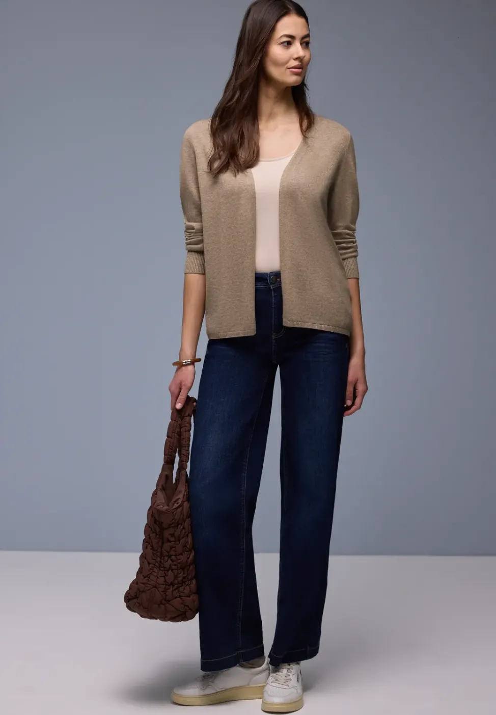 Cardigan in Unifarbe